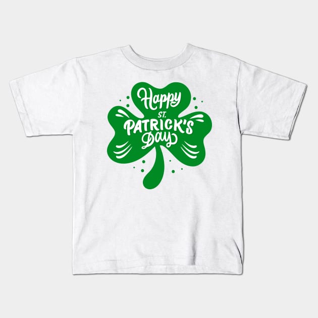 Happy st patricks day 2022 Kids T-Shirt by Dynamic Design